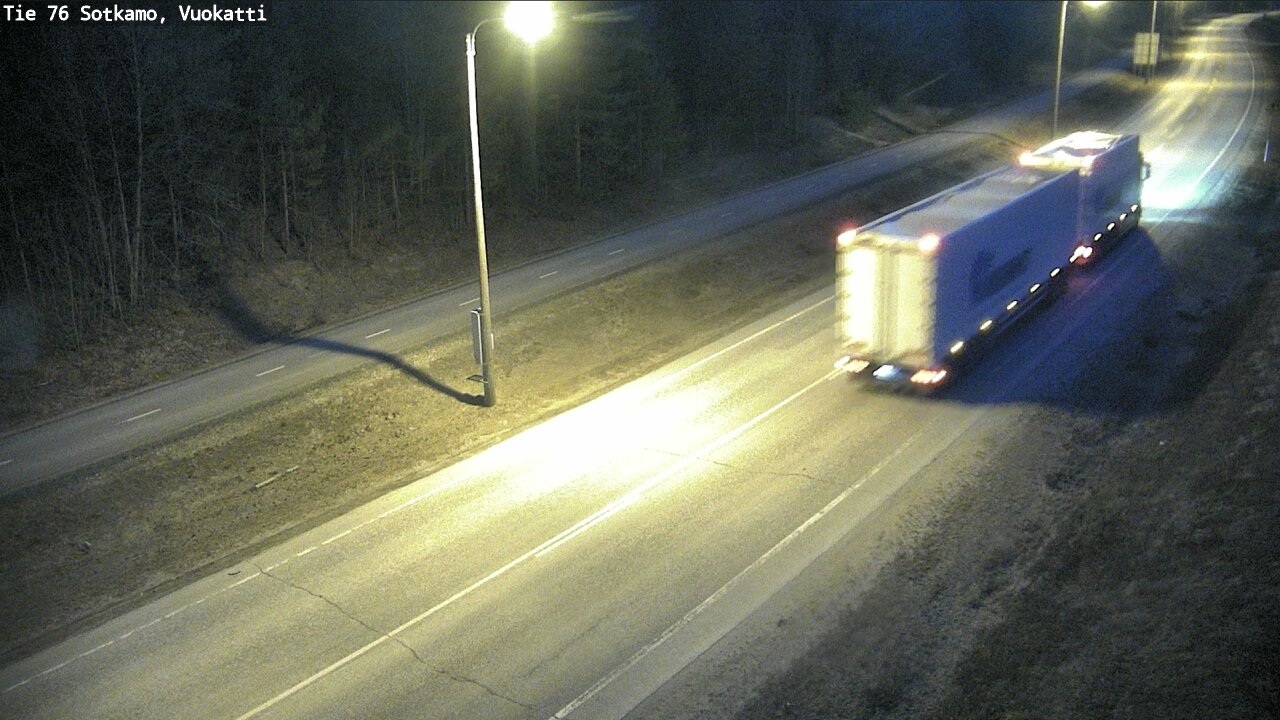 Weather Camera Image Road 76 Sotkamo, Vuokatti, Sotkamo, Kainuu