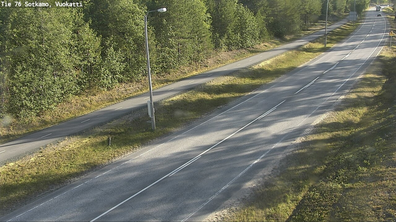 Weather Camera Image Väg 76 Sotkamo, Vuokatti, Sotkamo, Kainuu