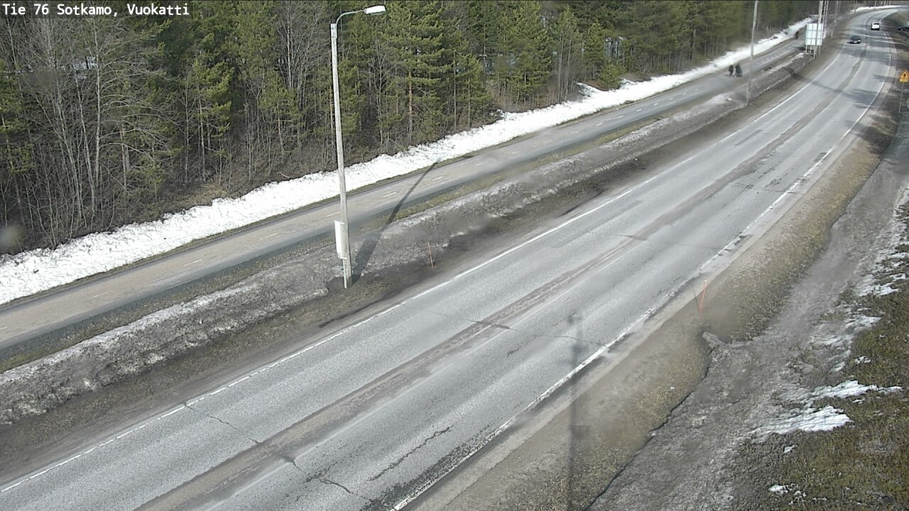Weather Camera Image Road 76 Sotkamo, Vuokatti, Sotkamo, Kainuu