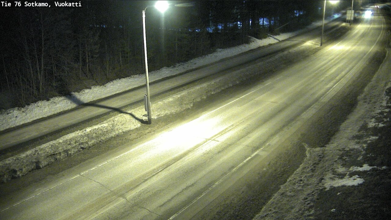 Weather Camera Image Road 76 Sotkamo, Vuokatti, Sotkamo, Kainuu