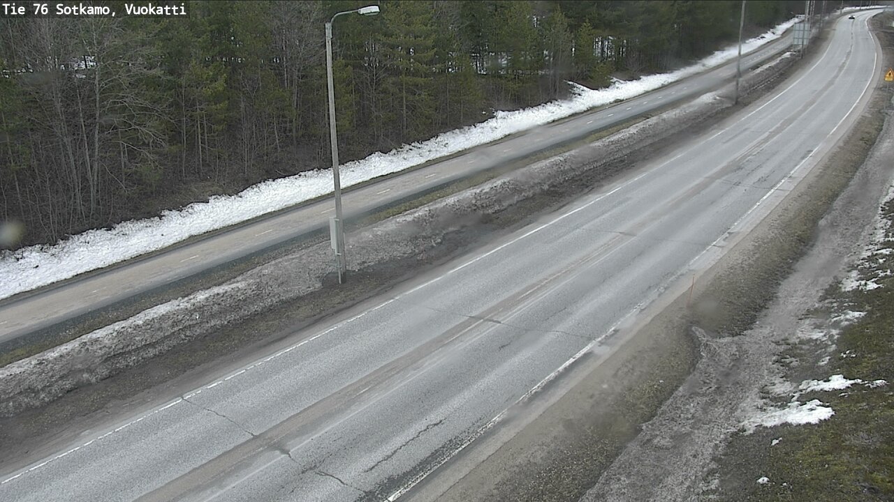 Weather Camera Image Road 76 Sotkamo, Vuokatti, Sotkamo, Kainuu