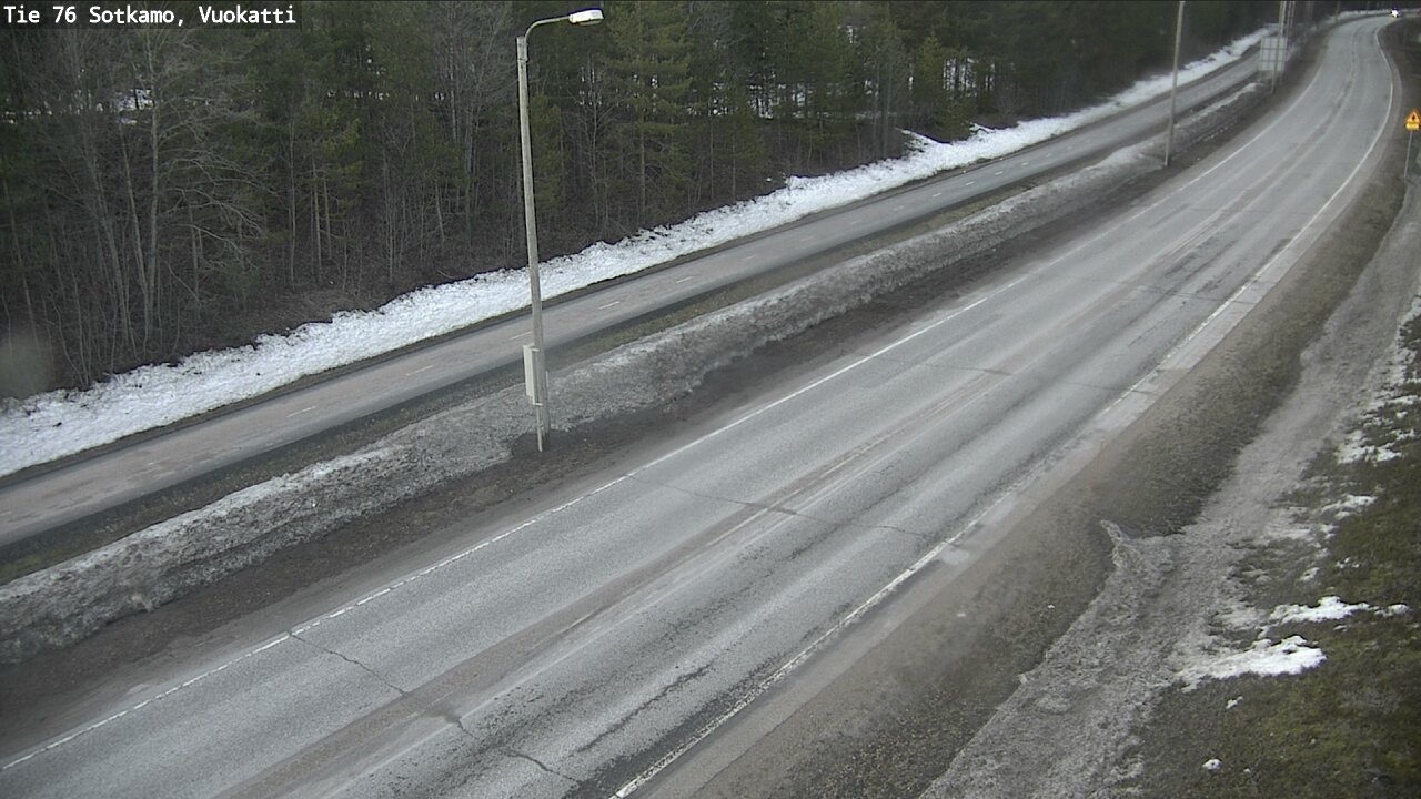 Weather Camera Image Road 76 Sotkamo, Vuokatti, Sotkamo, Kainuu