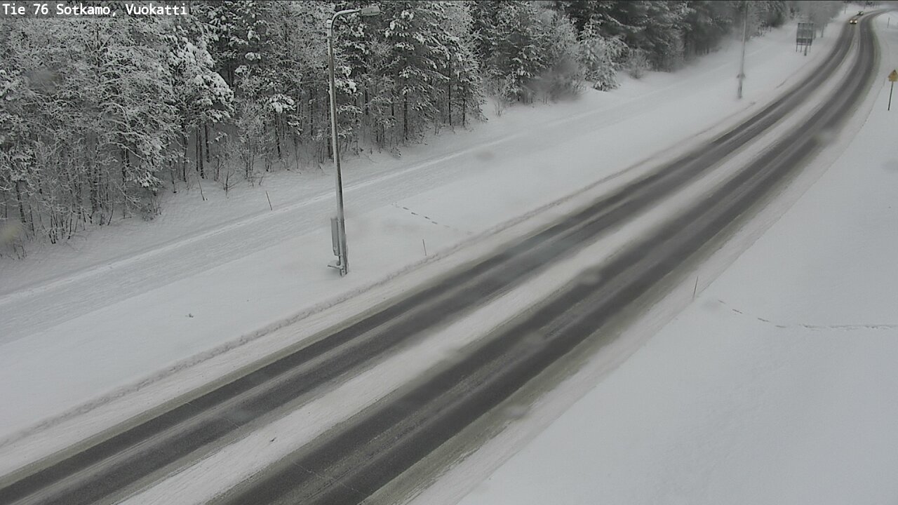 Weather Camera Image Road 76 Sotkamo, Vuokatti, Sotkamo, Kainuu