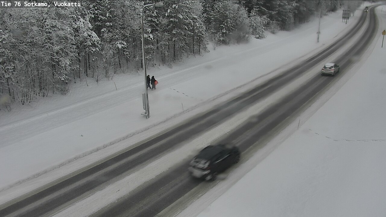 Weather Camera Image Road 76 Sotkamo, Vuokatti, Sotkamo, Kainuu