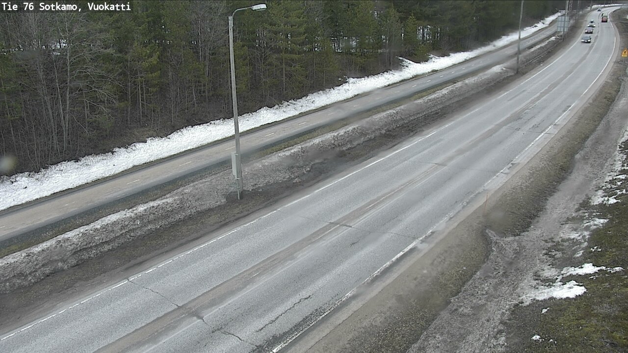 Weather Camera Image Road 76 Sotkamo, Vuokatti, Sotkamo, Kainuu