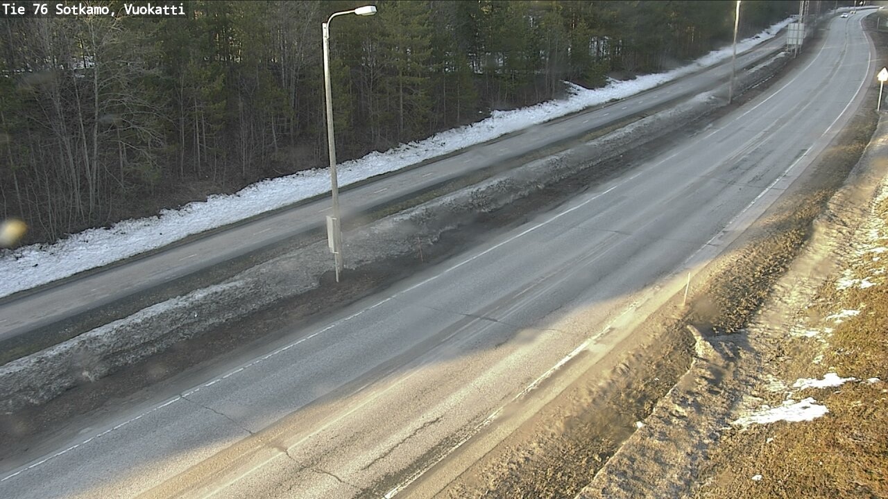 Weather Camera Image Road 76 Sotkamo, Vuokatti, Sotkamo, Kainuu