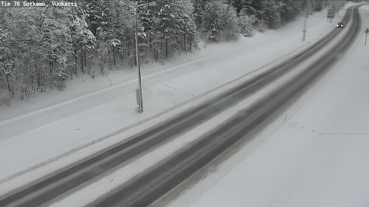 Weather Camera Image Road 76 Sotkamo, Vuokatti, Sotkamo, Kainuu