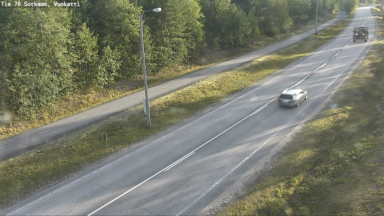 Weather Camera Image Väg 76 Sotkamo, Vuokatti, Sotkamo, Kainuu