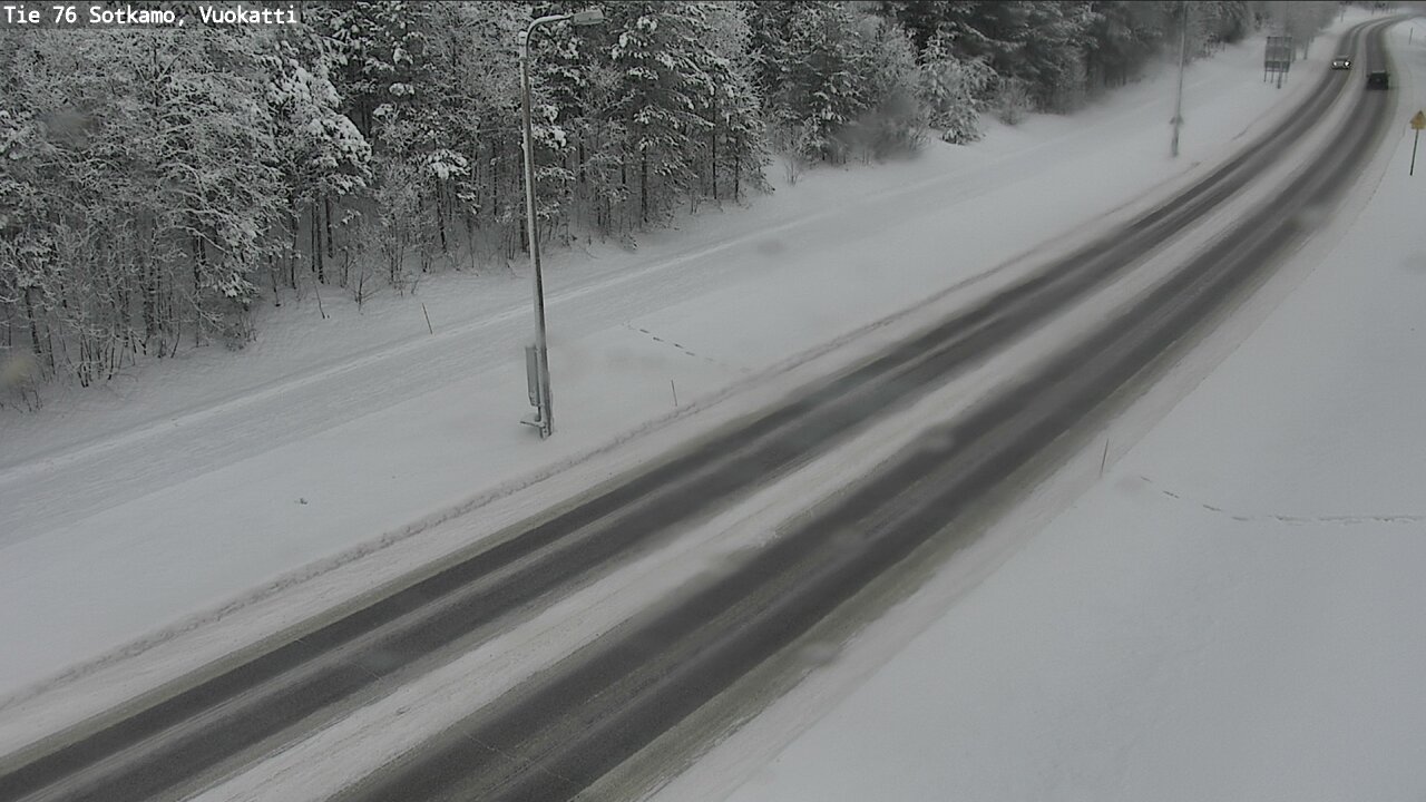 Weather Camera Image Road 76 Sotkamo, Vuokatti, Sotkamo, Kainuu