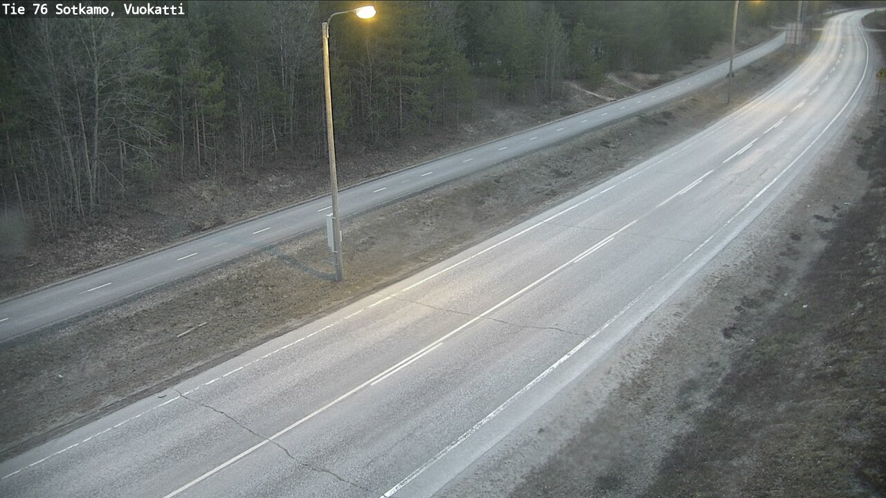 Weather Camera Image Road 76 Sotkamo, Vuokatti, Sotkamo, Kainuu