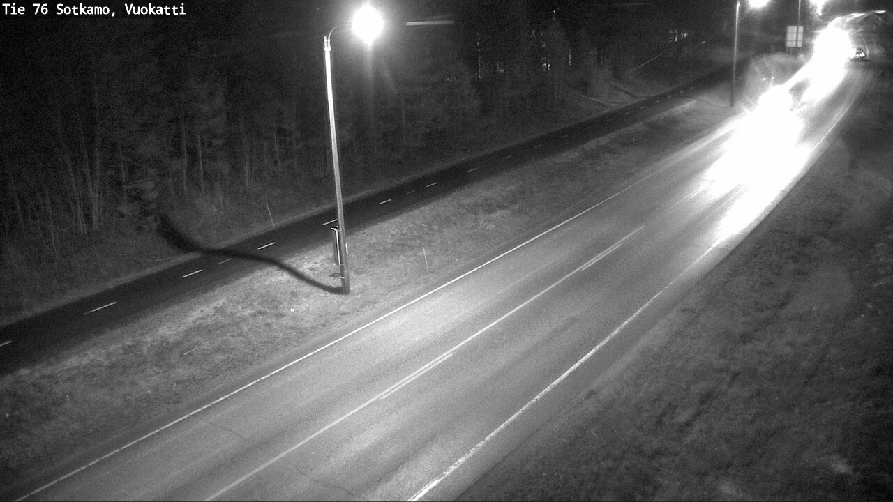 Weather Camera Image Väg 76 Sotkamo, Vuokatti, Sotkamo, Kainuu