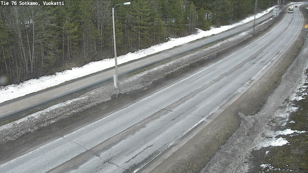 Weather Camera Image Väg 76 Sotkamo, Vuokatti, Sotkamo, Kainuu