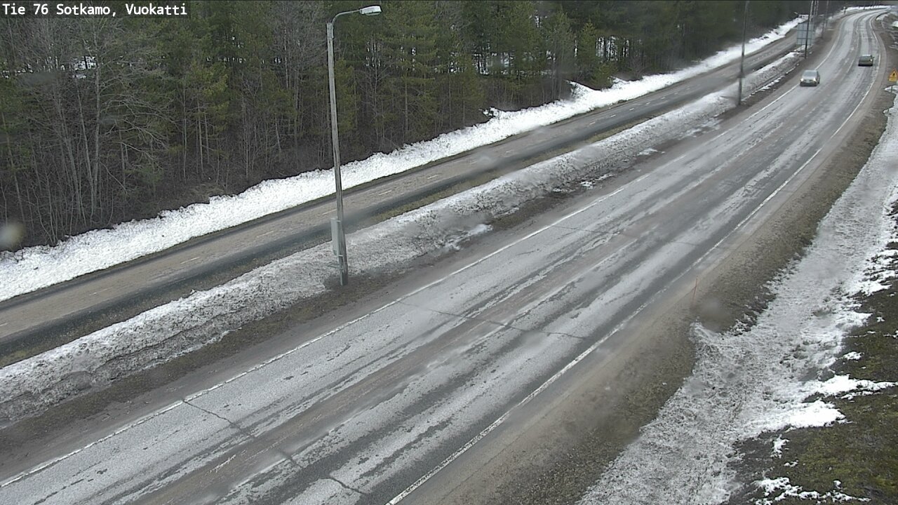 Weather Camera Image Väg 76 Sotkamo, Vuokatti, Sotkamo, Kainuu