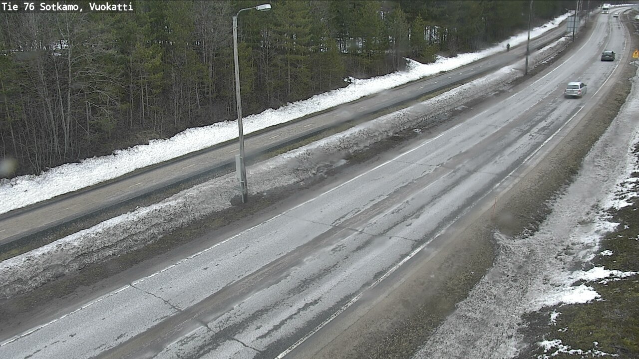 Weather Camera Image Väg 76 Sotkamo, Vuokatti, Sotkamo, Kainuu