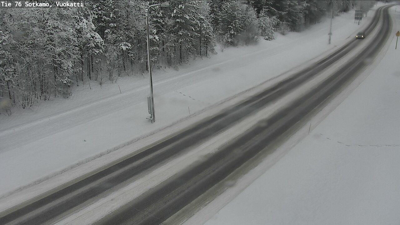 Weather Camera Image Road 76 Sotkamo, Vuokatti, Sotkamo, Kainuu