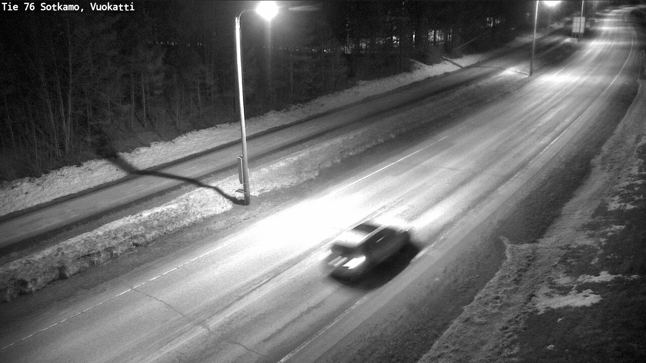 Weather Camera Image Road 76 Sotkamo, Vuokatti, Sotkamo, Kainuu