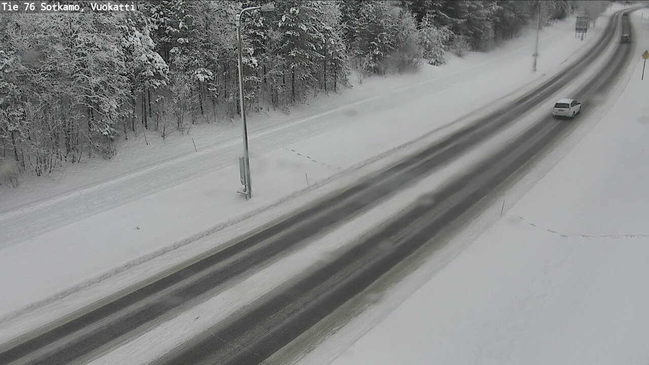 Weather Camera Image Road 76 Sotkamo, Vuokatti, Sotkamo, Kainuu