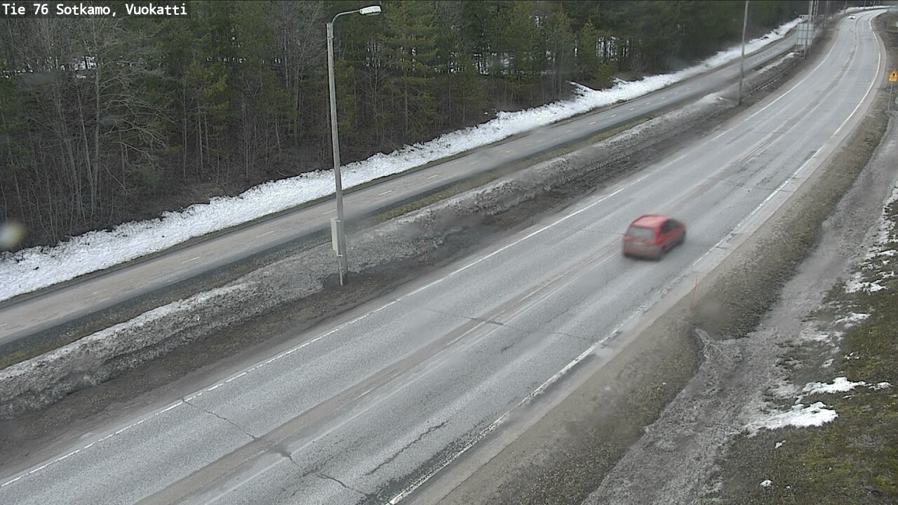 Weather Camera Image Road 76 Sotkamo, Vuokatti, Sotkamo, Kainuu