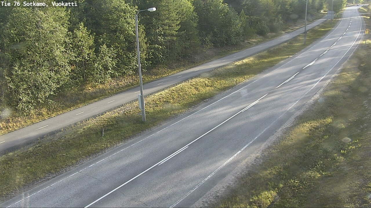 Weather Camera Image Väg 76 Sotkamo, Vuokatti, Sotkamo, Kainuu