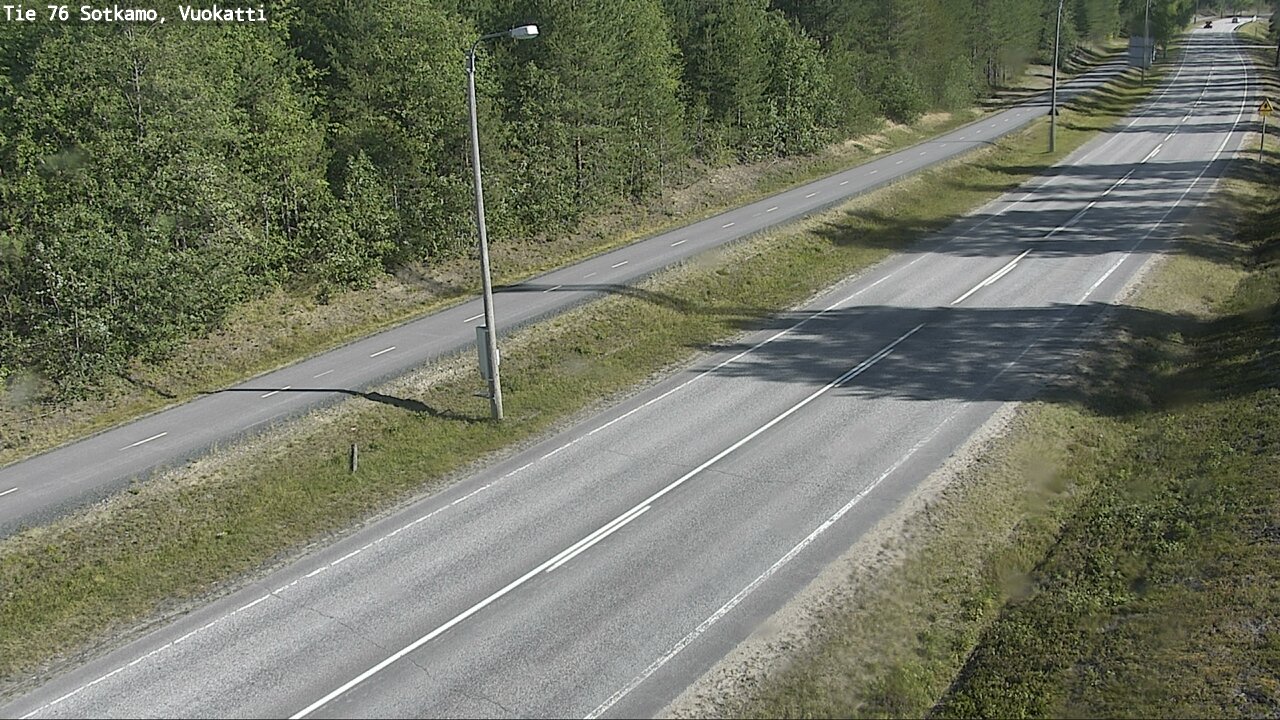 Weather Camera Image Väg 76 Sotkamo, Vuokatti, Sotkamo, Kainuu
