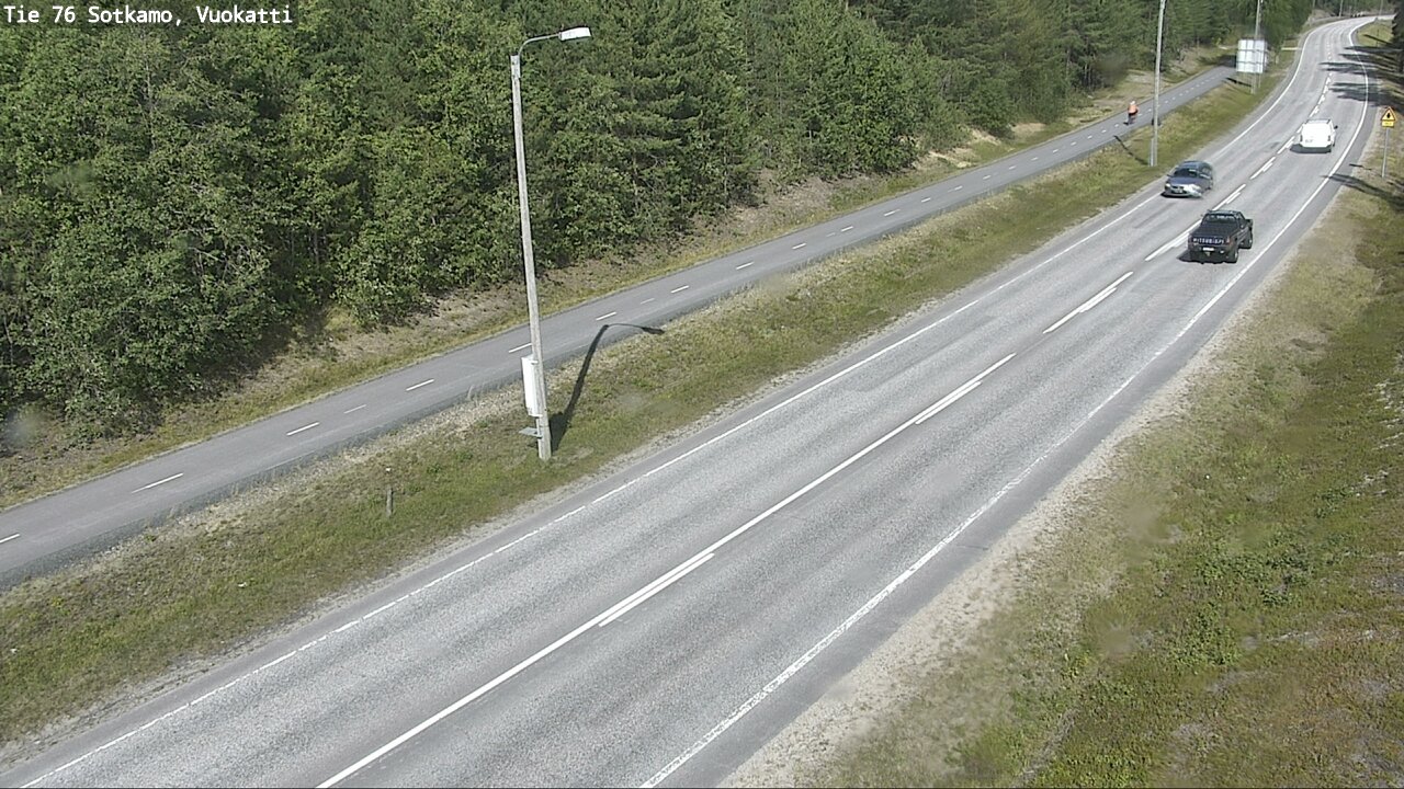 Weather Camera Image Road 76 Sotkamo, Vuokatti, Sotkamo, Kainuu