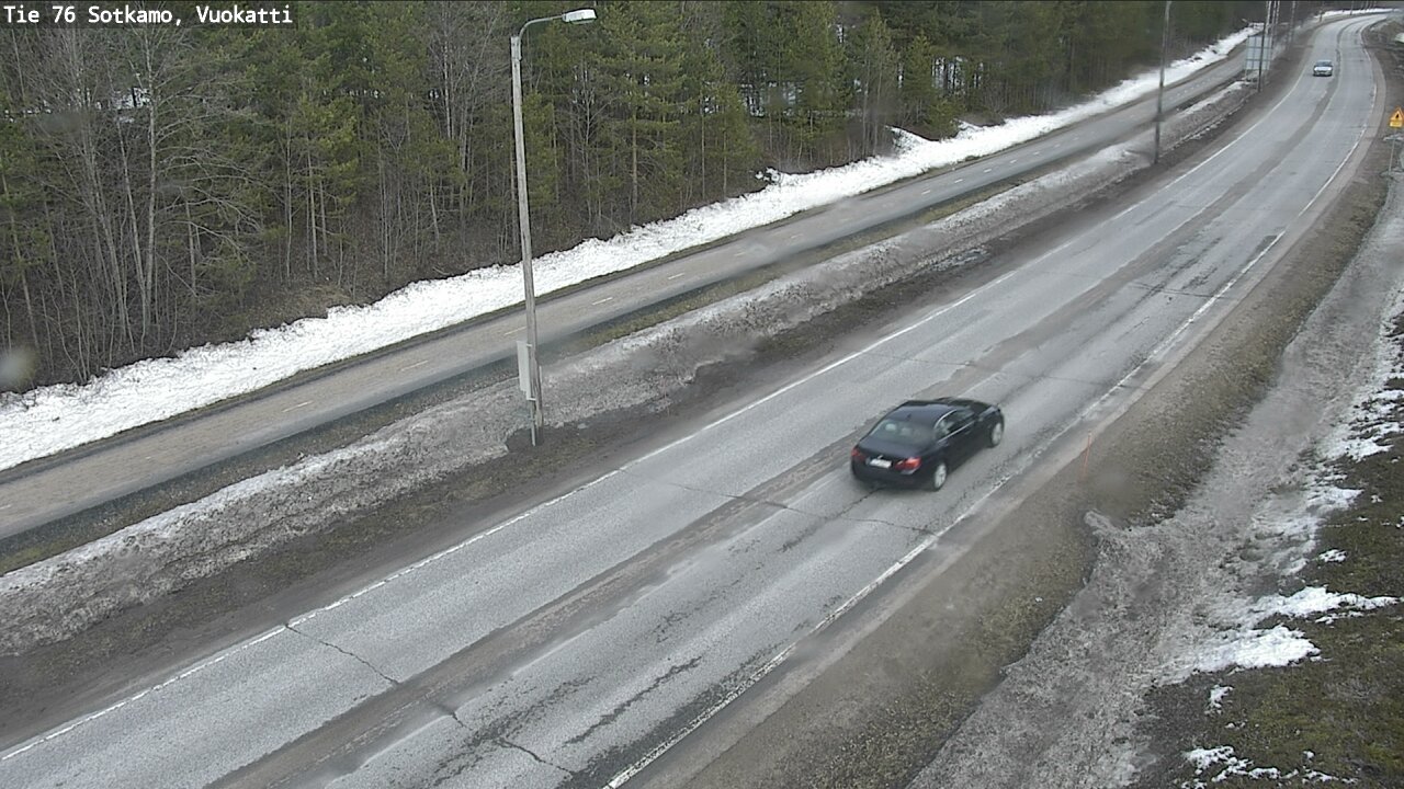 Weather Camera Image Väg 76 Sotkamo, Vuokatti, Sotkamo, Kainuu
