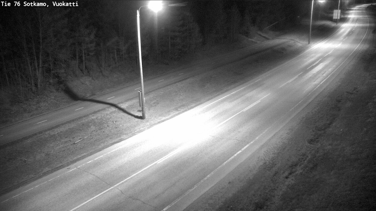 Weather Camera Image Road 76 Sotkamo, Vuokatti, Sotkamo, Kainuu