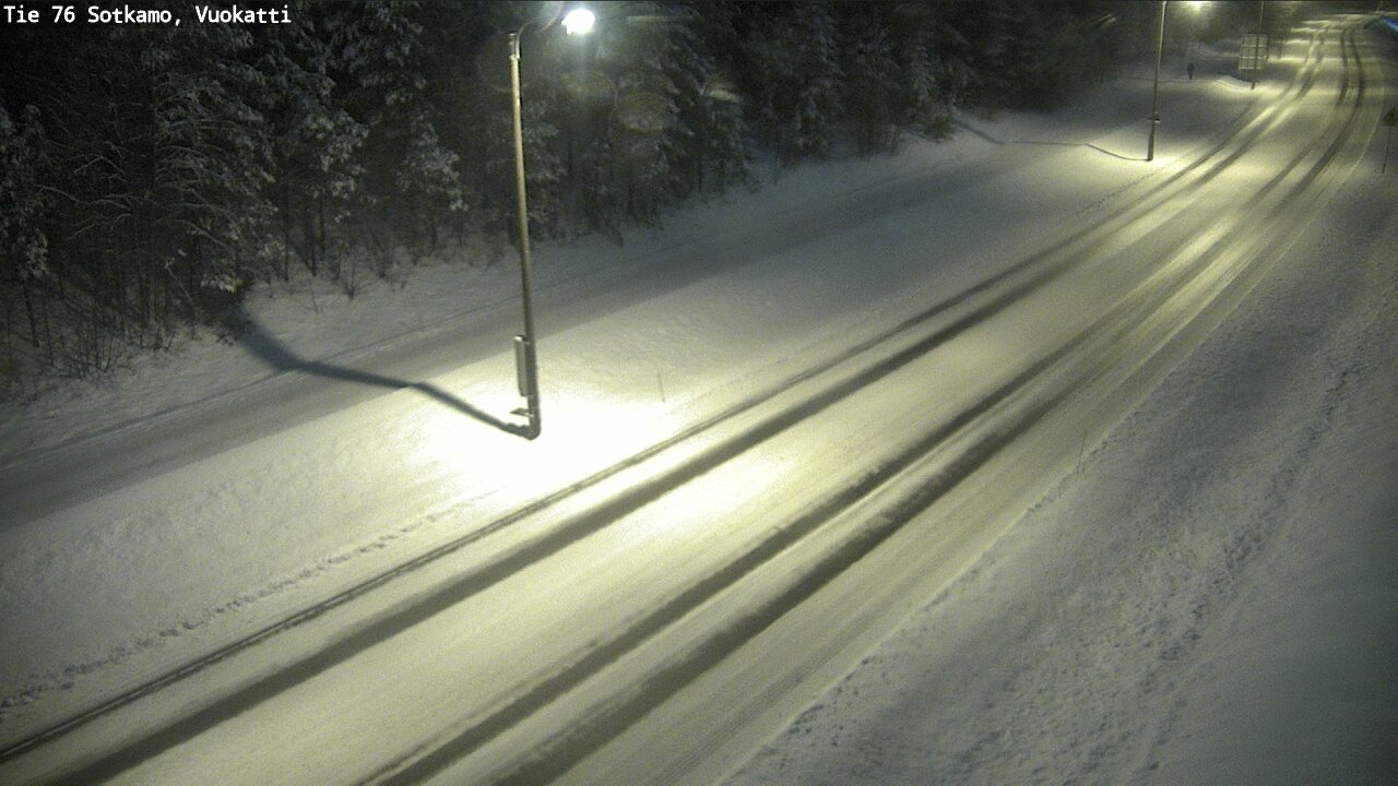 Weather Camera Image Väg 76 Sotkamo, Vuokatti, Sotkamo, Kainuu