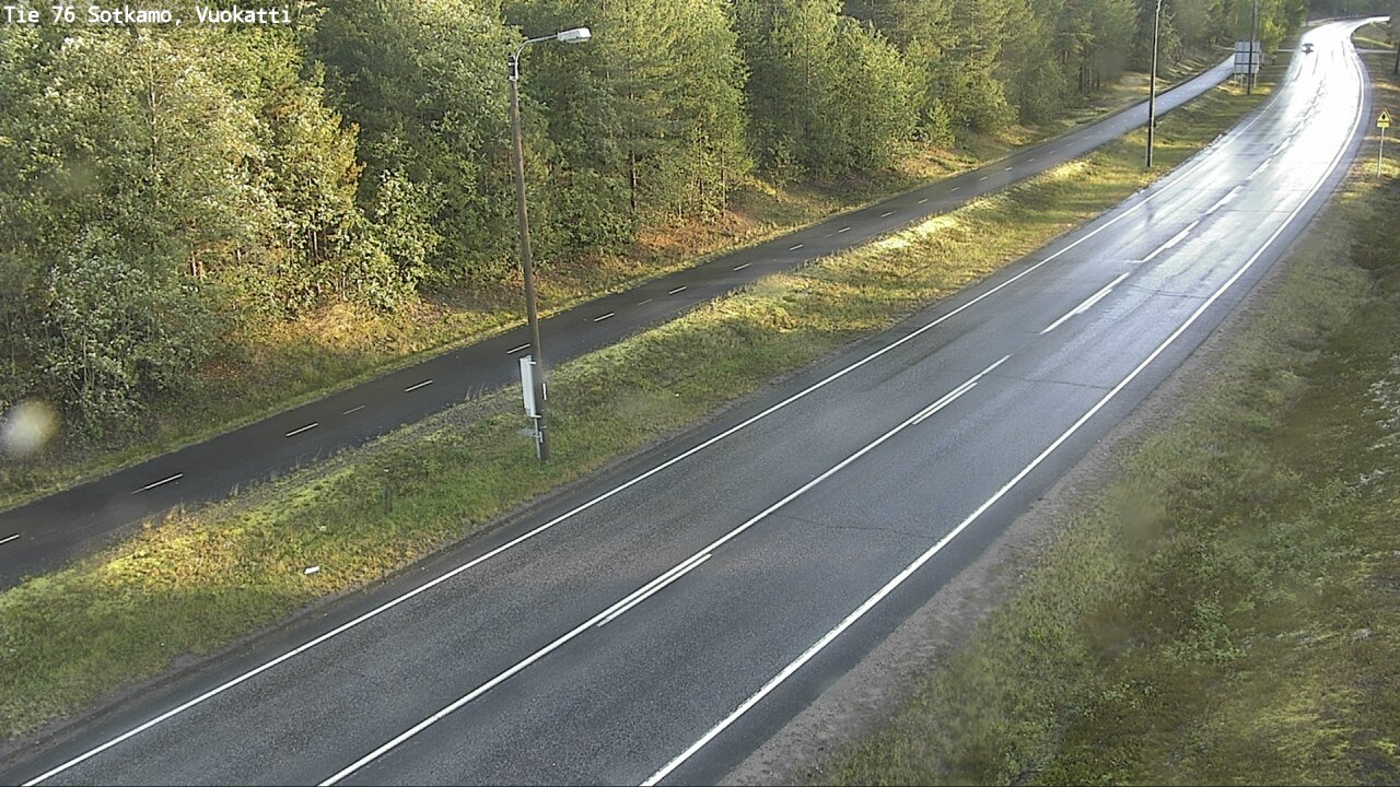 Weather Camera Image Road 76 Sotkamo, Vuokatti, Sotkamo, Kainuu