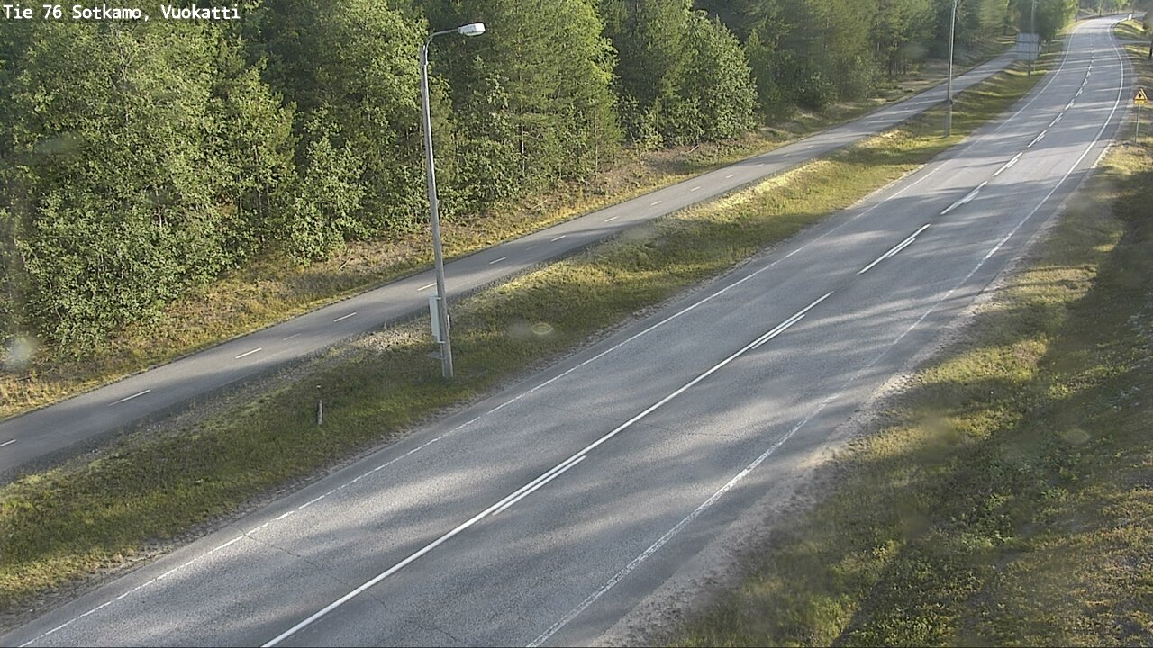 Weather Camera Image Väg 76 Sotkamo, Vuokatti, Sotkamo, Kainuu