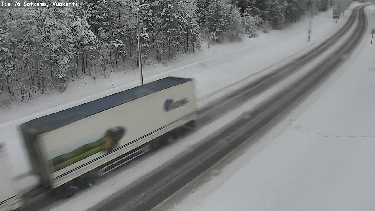 Weather Camera Image Road 76 Sotkamo, Vuokatti, Sotkamo, Kainuu