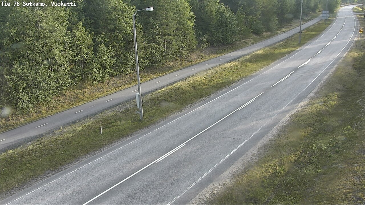 Weather Camera Image Väg 76 Sotkamo, Vuokatti, Sotkamo, Kainuu
