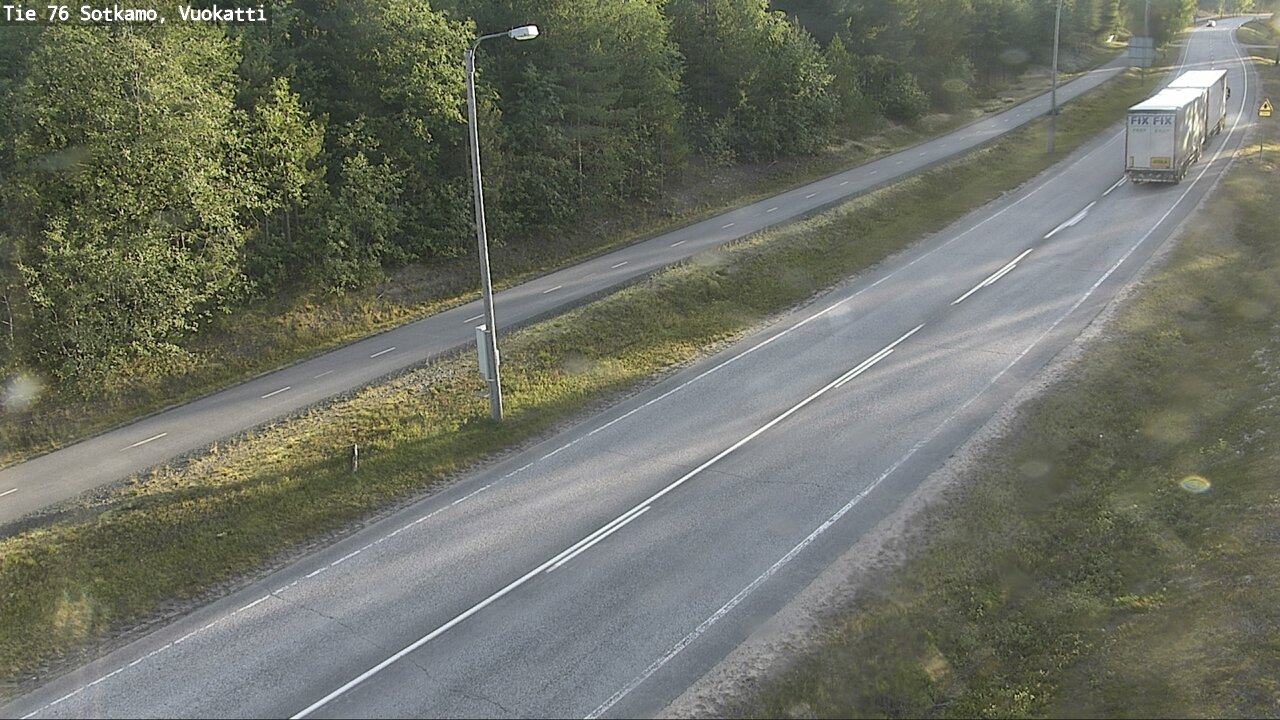 Weather Camera Image Road 76 Sotkamo, Vuokatti, Sotkamo, Kainuu