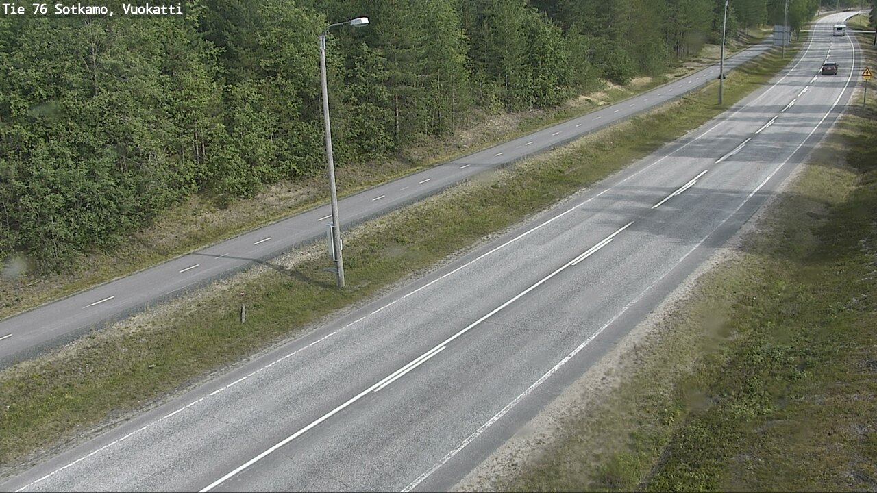 Weather Camera Image Väg 76 Sotkamo, Vuokatti, Sotkamo, Kainuu