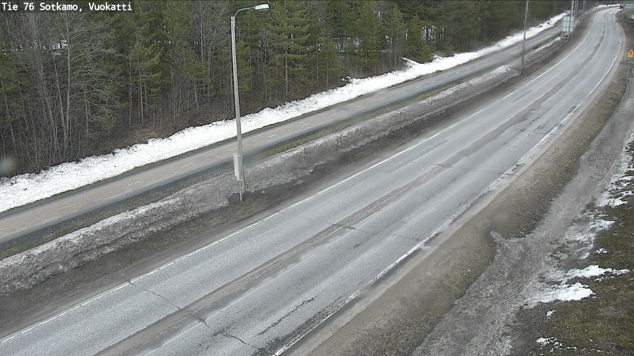 Weather Camera Image Road 76 Sotkamo, Vuokatti, Sotkamo, Kainuu