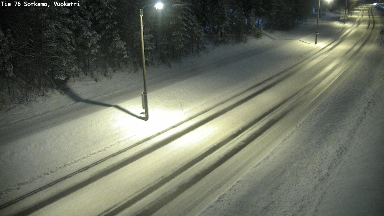 Weather Camera Image Väg 76 Sotkamo, Vuokatti, Sotkamo, Kainuu
