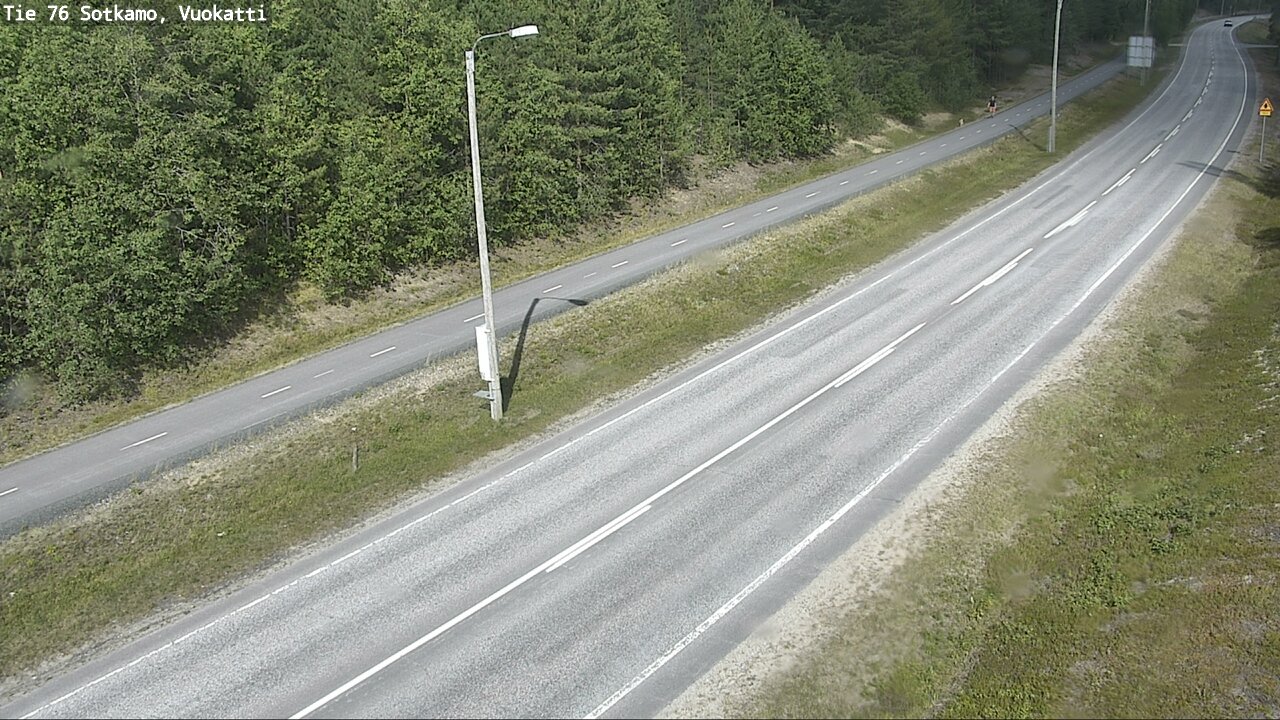 Weather Camera Image Road 76 Sotkamo, Vuokatti, Sotkamo, Kainuu