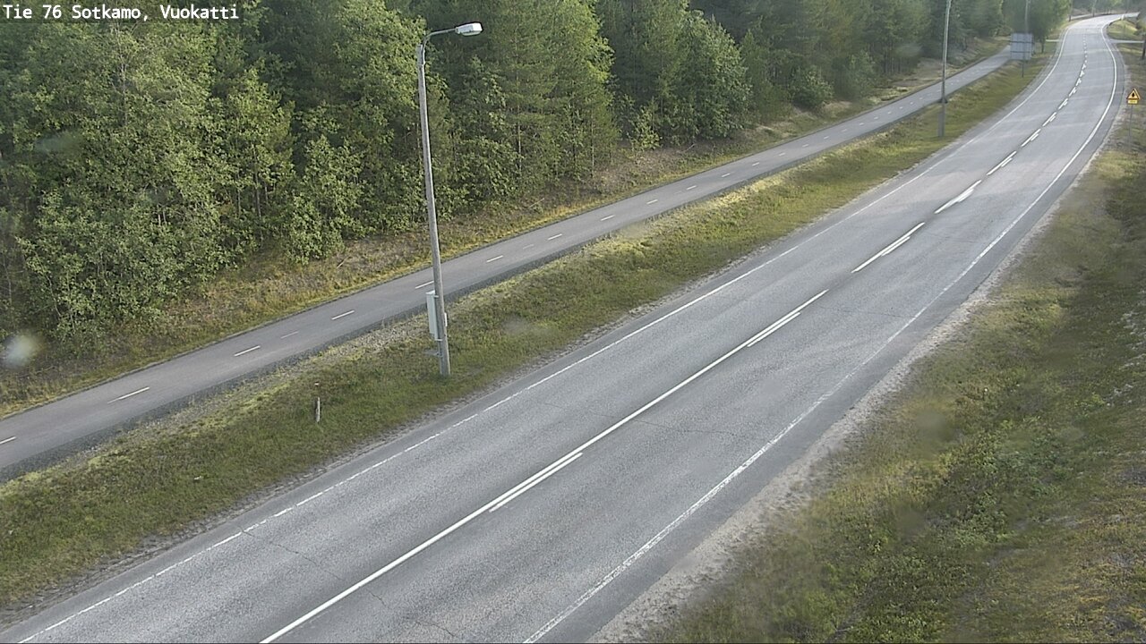 Weather Camera Image Väg 76 Sotkamo, Vuokatti, Sotkamo, Kainuu