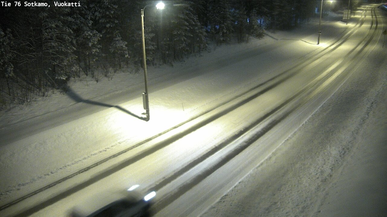Weather Camera Image Väg 76 Sotkamo, Vuokatti, Sotkamo, Kainuu