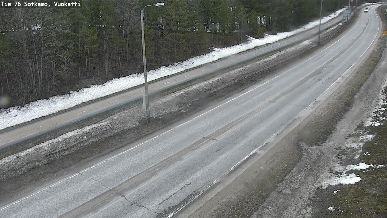 Weather Camera Image Road 76 Sotkamo, Vuokatti, Sotkamo, Kainuu