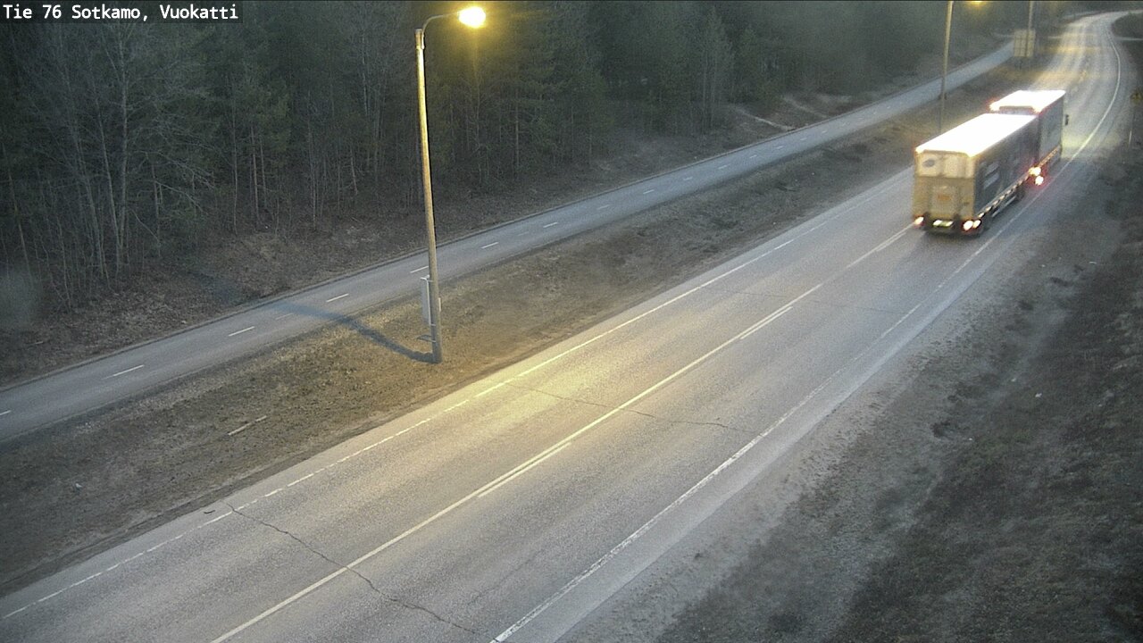 Weather Camera Image Road 76 Sotkamo, Vuokatti, Sotkamo, Kainuu