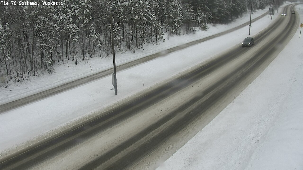 Weather Camera Image Road 76 Sotkamo, Vuokatti, Sotkamo, Kainuu