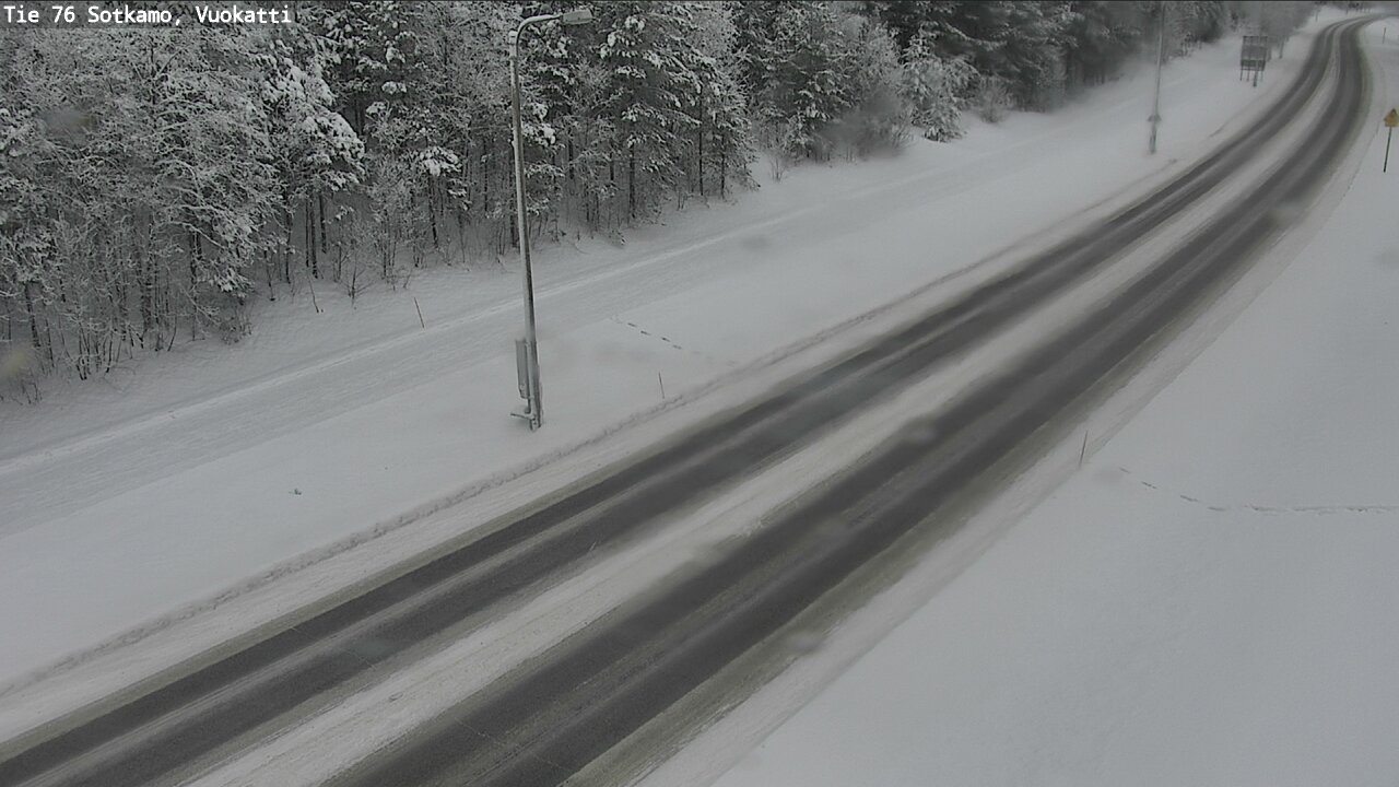 Weather Camera Image Road 76 Sotkamo, Vuokatti, Sotkamo, Kainuu