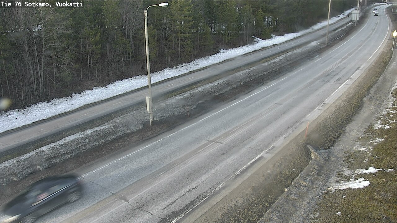 Weather Camera Image Road 76 Sotkamo, Vuokatti, Sotkamo, Kainuu