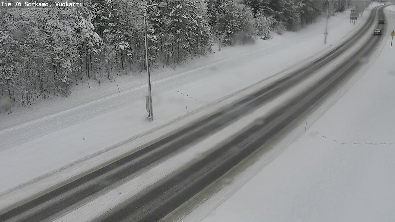 Weather Camera Image Road 76 Sotkamo, Vuokatti, Sotkamo, Kainuu