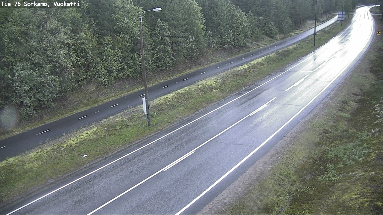 Weather Camera Image Road 76 Sotkamo, Vuokatti, Sotkamo, Kainuu