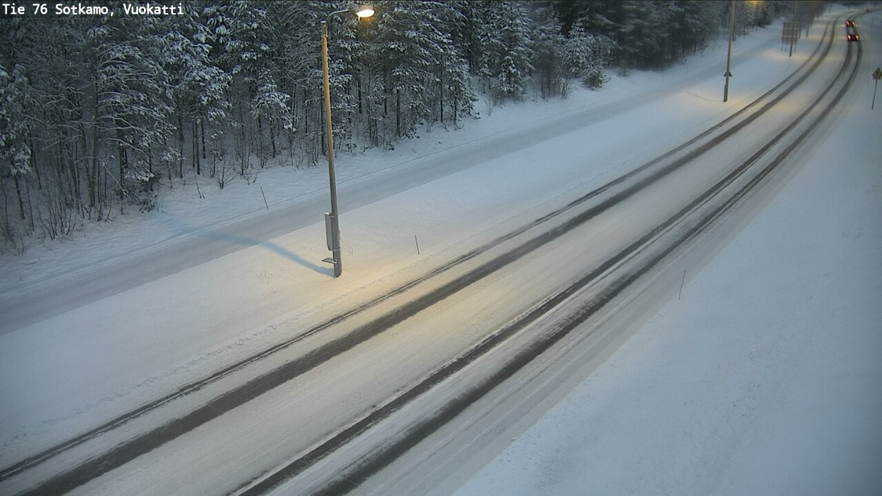 Weather Camera Image Väg 76 Sotkamo, Vuokatti, Sotkamo, Kainuu