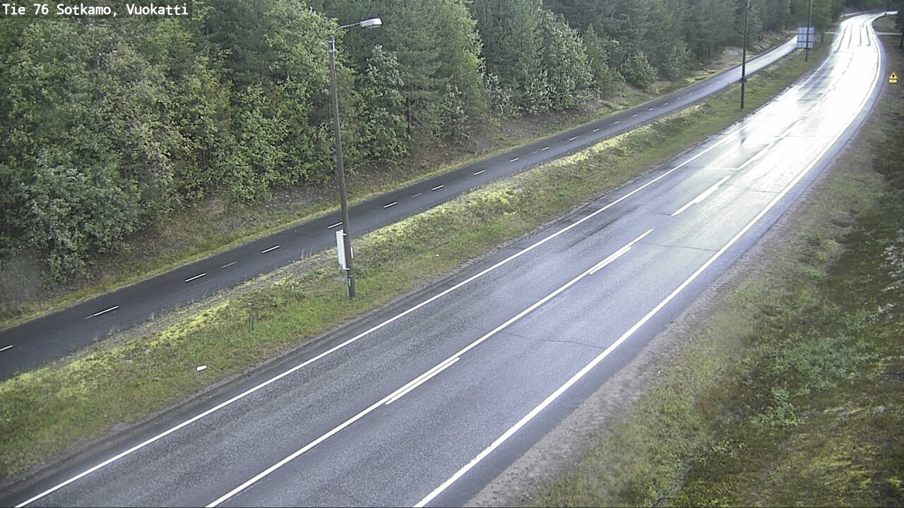 Weather Camera Image Road 76 Sotkamo, Vuokatti, Sotkamo, Kainuu