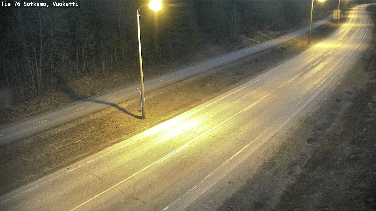 Weather Camera Image Road 76 Sotkamo, Vuokatti, Sotkamo, Kainuu