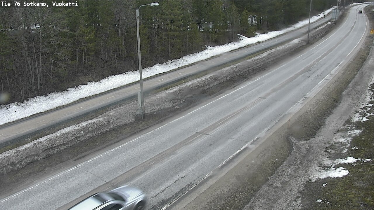 Weather Camera Image Road 76 Sotkamo, Vuokatti, Sotkamo, Kainuu